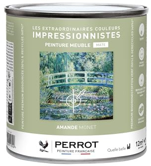 ID PEINTURE MATE POUR MEUBLE AMANDE MONET 500ML - PERROT