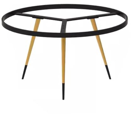 Pieds de table basse en acier inoxydable, pieds de support en métal pour table ronde et salle à manger, combinaison bicolore