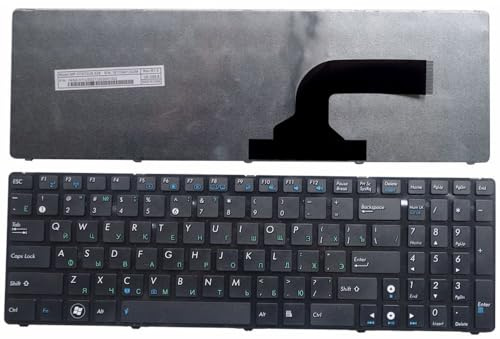 ZGGOZDH Tastiera Russa per Laptop ASUS per K52 K52F K52DE K52D K52JB K52JC K52JE K52J K52N A72 A72D A72F A72J N50 N50V G73 K53 RU(Black)