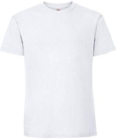 Fruit of the Loom Ringspun Premium T Herren T-Shirt NEU, Farbe:weiß, Größe:XL