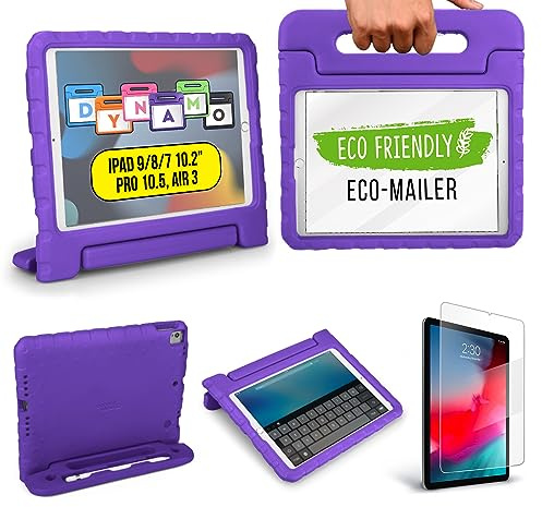 Cooper Dynamo para Funda iPad 10.2, iPad 9ª, 8ª, 7ª generación (2021/2020/2019), iPad Pro 10.5, iPad Air 3 - Funda para Tablet Infantil y Soporte para Lápiz