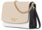 kate spade new york Carson Leather Convertible Crossbody Shoulder Bag Handbag, Warm Beige Multi