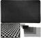LucaHome - Felpudo Entrada Casa 35x60cm - Goma con Picos Antideslizante - Exterior para Lluvia - Alfombra de Fácil Limpieza - Negro