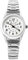 Excellanc Damen-Uhr Edelstahl Zugband 19cm ⌀ 28mm 14mm breit silberfarbig Champagner Luminazeiger gut lesbar 24 Std