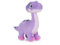 Posh Paws Dinky Dinosaurs 37773 Brontosaurus Dinosaurier, Plüschtier, Lila, 25 cm