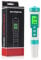 PRECIPETTE pH Messegerät 7 in 1 TDS EC Salzgehalt Temperatur pH ORP SG Meter Tester Digital TDS Messgerät für Trinkwasser Pool Aquarium Wasserqualität Tester ppm mV