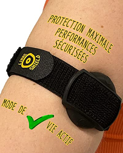 Freestyle Libre Shield 2 Brassard pour moniteur de glycémie continu Freestyle Libre 2 Protection contre le diabète Patchs adhésifs non nécessaires Housse de capteur Freestyle Libre 2 Design étanche