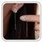 Atentuyi Cz Ohrstecker Silber Einfädler Ohrringe Kette Tropfen Ohrringe Lange Kette Ohrringe Kette Quaste Ohrringe Kette Baumeln Ohrringe Tropfen Cz Ohrringe Schmuck Für Frauen Und Mädchen