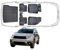 Trimak Passgenau 3D Fussmatten & Kofferraumwanne Auto Set Kompatibel mit Dacia Duster 4X4 1 Gen 2010-2018 Auto Zubehör Gummimatten & Kofferraummatte Autos Allwetter Geruchlos rutschfest Schwarz