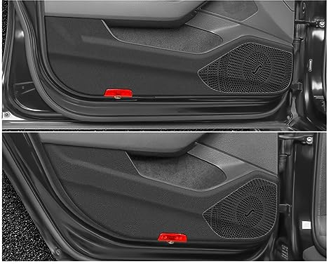 Aufkleber Für Autotüren Für Volkswagen Maxton Autotür-Anti-Kick-Aufkleber dekorativer Aufkleber kratzfest und trittfest (Color : Black 2017-2021)