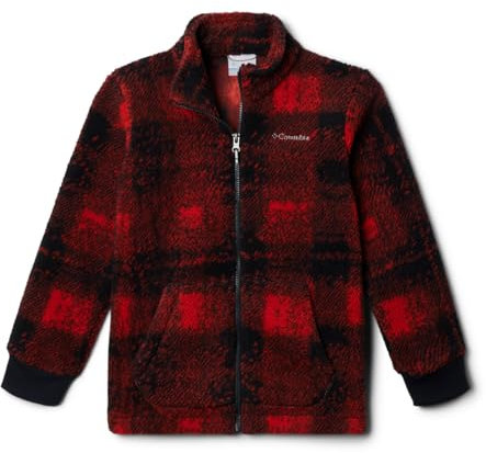 Columbia Rugged Ridge II, Giacca in Pile con Cerniera Intera e Fantasia Sherpa da Ragazzo