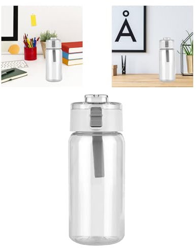 Bouteille D'eau Transparente de 550ml, Grande capacité, Portable, pour le Sport, les étudiants et le Bureau