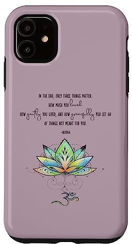Hülle für iPhone 11 Am Ende Buddha Zitat Zitate