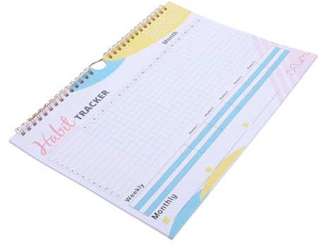 Gogogmee Gewohnheitstracker Planer Ohne Datum Gewohnheiten Tracker Kalender Tagesplaner Undatiert Für Ziele Verfolgen Gewohnheitstracker Tagebuch Zum Eintragen Wochenplaner Mit Für Selbstve