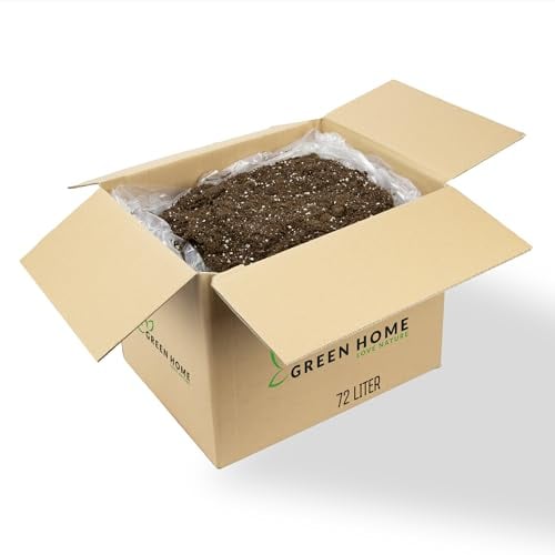 Green Home Cannabis & Hanferde 72 Liter | All Mix Erde für Wachstum & Blüte | Perfekt für Autoflower | Mit Perlite, Weißtorf & Kokosfaser | Langzeitnährstoffe | Optimaler pH-Wert: 5,9