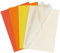 Larcenciel Seidenpapier Orange, 80 Blatt Seidenpapier Verpackungsmaterial zum Verpacken & Geschenktüten, Packseide Transparentpapier für Halloween Erntedankfest Geburtstag Hochzeit Party (50x35CM)