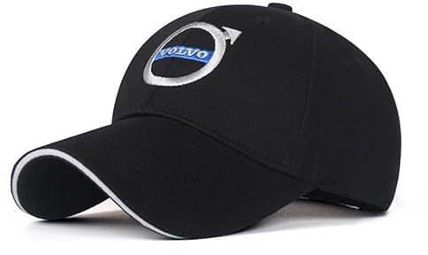 YdSoo Baseball Cap für Volvo C70 Coupe, Baseballkappe für Herren und Damen Baumwolle Verstellbar Unisex Sonnenmütze Unisex Baseballkappe Outdoor Visor Sport Auto Baseball Cap,Black