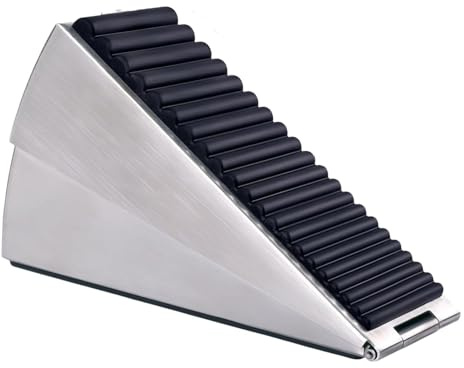 Robuster Türstopper – verstellbarer Metall-Türstopper, flexibler Türstopper | Türbeschläge für gewerbliche und professionelle Nutzung, unterer Türstopper für den Schutz