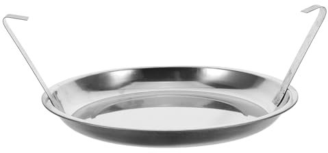 Zerodeko Grill Ash Tray with Handles Steel Ash Collection Pan for BBQ Camping Easy to Install Quick Carbon Extinguishing for Commercial Use