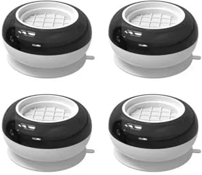 Waschmaschine Anti Vibration Pads Möbel Matte Slipstop Silent Universal Kühlschrank Unterstützung Dämpfer Stand(White 4PCS)