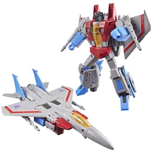 Transformers Studio Series Starscream, MTMTE Collection The The Movie Voyager Class 17-cm Converting Action Figure, Robot Toys for Ages 8+