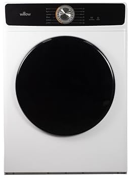 Willow W10TDW 10kg Vented Tumble Dryer with 8 Programmes, 120 Min Max Cycle Time, Front Loading - White