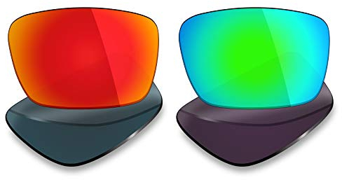 Mryok Lot de 2 paires de verres polarisés de rechange pour lunettes de soleil Oakley Fuel Cell