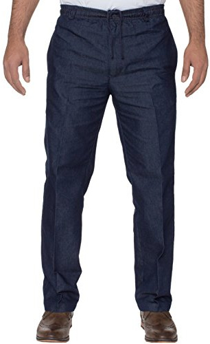 Mens Elastic Waist 32 – 60 inch Rugby Trousers Comfort Casual Pants Lounge Bottoms Black Navy Grey Beige Blue Grey Fully Elasticated Draw Strings Extra Short Regular Long 27 29 31