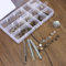 EsportsMJJ 10Mm Press Stud Knöpfe Poppers Lederhandwerk Mit Befestigungs Werkzeugen Kit