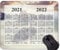 Buntes Jahr 2021-2022 Kalender-Maus-Pad, Seestück mit Felsen in Ozean-Mauspads