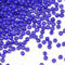 Tibaoffy Bleu foncé Perles de verre de taille 8/0 3 mm pour la fabrication de bijoux (Total Environ 100g Environ 3600pcs)