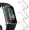 NANW 3-Pack Screen Protector Compatible with Fitbit Charge 6/5, TPU Rugged Bumper Case Cover All-Around Protective Plated Bumper Shell Accessories for Charge 6 5 Smartwatch