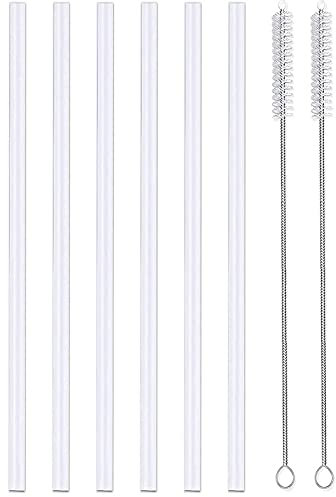 Hydro Energy 6 Ersatz-Trinkhalme für Hydro Flask Weithals-Trinkflasche, 6 Trinkhalme und 2 Strohhalme im Lieferumfang enthalten [24,1 cm]