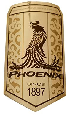 Gepinke Phoenix Fahrrad-Abzeichen Ralei-gh Fahrrad-Kopfschild, Fahrrad-Aufkleber, Metall, wasserdicht, modifiziert, Auto-Persönlichkeit, Mode-Label (Phoenix)