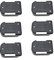 Be In Your Mind 6PCS Battery Storage Rack Battery Holder Mount Case Battery Dock Holder Compatible with Makita 18V Compatible with Bosch 18V Li-ion Battery Black
