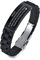 FLHEART Armband Herren Inspirierende Geschenke - Silikon Armbänder Gravur Inspirierende Nachricht An Meinen Bruder Besten Freund Für Geburtstag Weihnachten Freundschaft Graduierung Geschenke