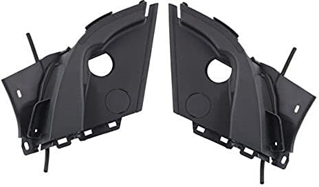 JESYMBX Para Honda Civic 2006-2011 frontal de la cubierta superior del panel de la rejilla del limpiaparabrisas par de ventilación