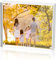 Sezanrpt Acryl 10x10cm Quadratischer Bilderrahmen, Magnetische Acryl Bilderrahmen für 10x10cm oder 9x9cm Bilderanzeige, Klare Doppelseitige Dicke Bilderrahmen, Fotorahmen Desktop Display