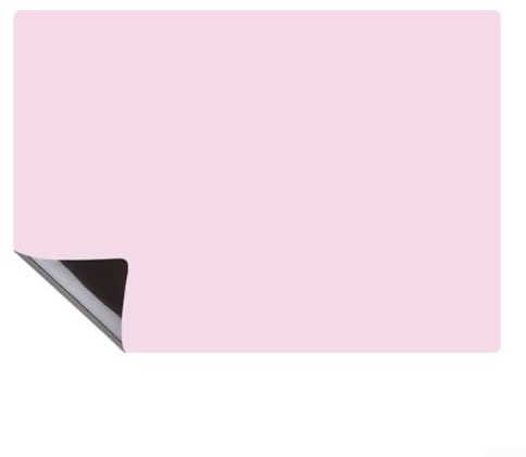 Tableau magnétique doux pour réfrigérateur - Étiquettes magnétiques effaçables - Rose