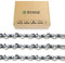 BYANE 18 Inch Chainsaw Chain, 3/8 LP Pitch, 050 Gauge, 62 Drive Links, Gifts for Men, Father's Day Gifts for Dad, Fits Poulan 4018, 4218, Echo CS-3400, CS-3450 and More (3 Chains)