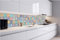 Dimex Küchenrückwand Folie Selbstklebend Vintage-KACHELN 420 x 60 cm | Klebefolie - Dekofolie - Spritzschutz für Küche | Made in EU