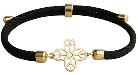 Salia Gold Paris Bracelet, or jaune 18K, 0,26 gr, ajouré | 18K, or 750, bijou mixte, idée cadeau, anniversaire, Saint-Valentin, certificat d’authenticité, écrin cadeau