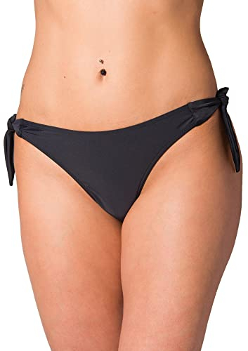 Aquarti Slip Bikini Brasiliano da Donna, Nero, 48
