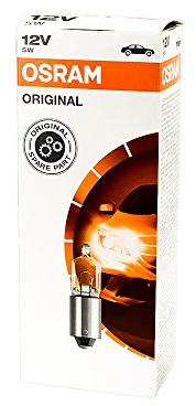 10x OSRAM GLÜHBIRNEN 12V 5W BA9s INNENRAUMBELEUCHTUNG RÜCKLICHT STANDLICHT