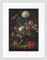 Wee Blue Coo JAN DAVIDSZ DE HEEM DUTCH VASE FLOWERS BLACK FRAMED ART PRINT B12X5293