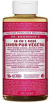 Savon liquide rose Dr Bronner's 240 ml