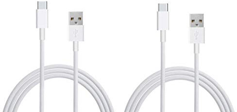 NOVAGO -2 Câbles (2M+1M) Type C,USB C Compatible avec Huawei Honor 10,Honor Play,Mate 9,Mate 10,Mate 20,P10,Samsung Tablette S4,One Plus 5,6,Sony XZ3,XZ2,XZ1,XZ,XA2 Ultra,XA1 Ultra,XZ2 Premium..