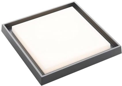 Lucande LED Deckenleuchten Birta (spritzwassergeschützt (Modern) in Alu aus Aluminium, Außenleuchte für Garten Terasse Balkon & Haus Deckenleuchte