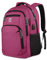 FANDARE Unisex Backpack Business Laptop Daypack Travel Rucksack with USB Charging Port Waterproof College School Computer Bag Bookbag for Women & Men Fits 15.6 Inch Laptop and Notebook Red