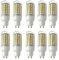 Aoxdi 10 Stück GU10 LED Mais Leuchtmittel Birnen 10W, Warmweiß, 69 SMD 5730 GU10 LED Licht Lampen Energiespar Lampe, AC220-240V